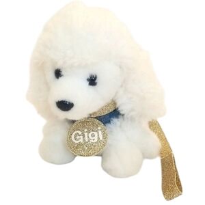 🐩 Justice Pet Shop Gigi Poodle Puppy Plush – Jacket & Collar Glitter Leash